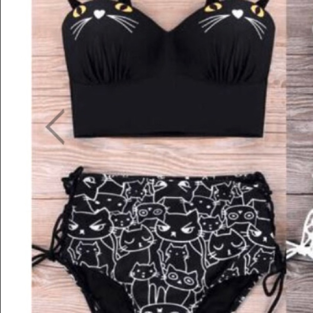 🍪Unused Cat Bikini! XXL- Fits like a M!